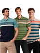P5113 - Chomba Jersey Rayada Surtidos Varios TALLE ESPECIAL